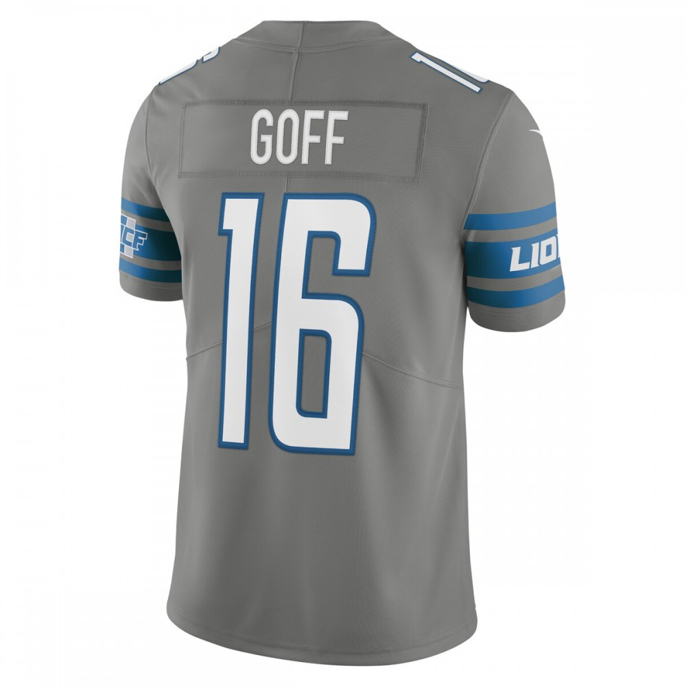 Jared Goff Detroit Lions Nike Alternate Vapor Limited Jersey - Steel-Profan Arena
